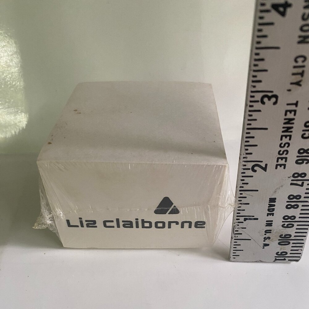 Vintage Liz Claiborne note paper block unopened cube department store promo item